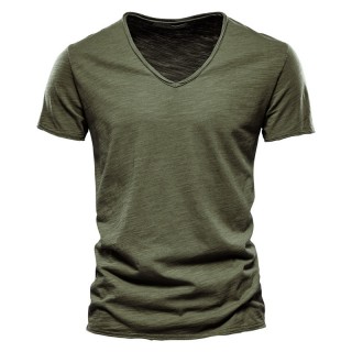 Men's Outdoor Comfortable Breathable V-Neck Short Sleeve T-Shirt